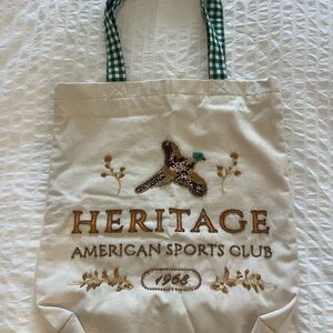 MAVE ANTHROPOLOGIE Heritage Sports Club Tote Bag